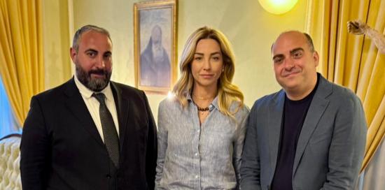 Firma accordo amicizia Genova e Galatone-Salis e Filoni