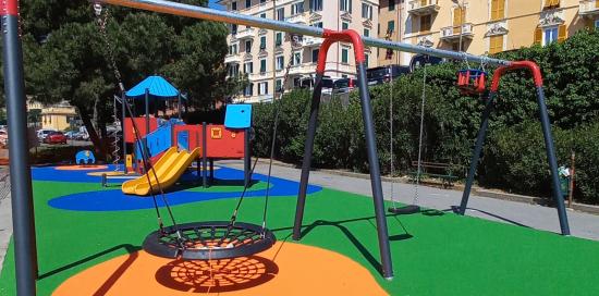 La nuova area gioco