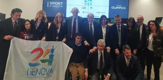 Genova 2024, Capitale Europa dello Sport: presentato il calendario eventi allo stadio Olimpico di Roma