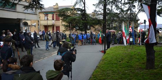 Cerimonia in via Fracchia
