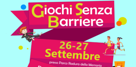 Locandina Giochi senza Barriere