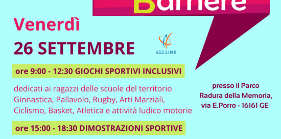 Locandina venerdì 26 settembre
