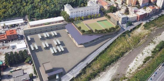 Come sarà la nuova rimessa delle Gavette