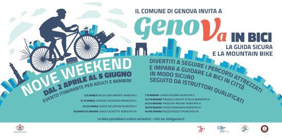 il manifesto di Genova in bici