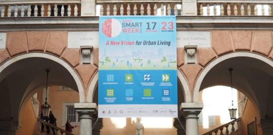 Genova Smart Week 2025, atrio di Palazzo Tursi
