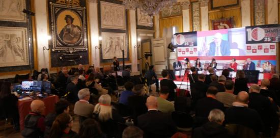 Il Salone di Rappresentanza che ha ospitato la giornata inaugurale della Genova Smart Week