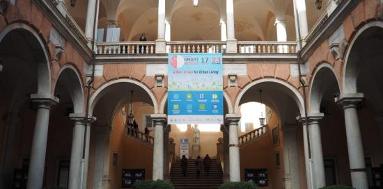 Genova Smart Week_atrio di Palazzo Tursi edizione 2025_ph Bardelli Genova Smart Week_atrio di Palazzo Tursi edizione 2025_ph Bardelli