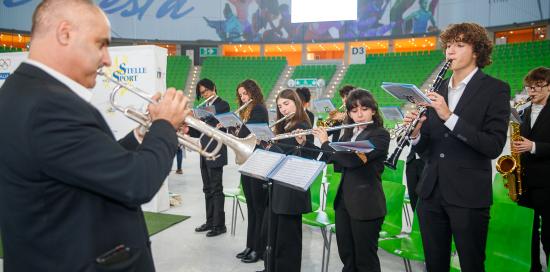 L'orchestra del Liceo Pertini