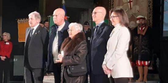 Giorno della Memoria-Medaglia Bucci, Torraco per Pedron