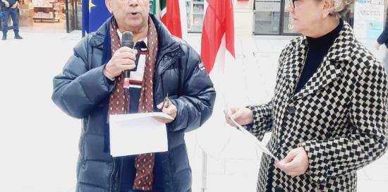 L'intervento di Giuseppe Morabito a margine dell'inaugurazione della mostra "Di fatto, Madri Costituenti" in corso Sardegna