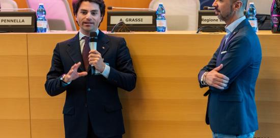 Un momento della conferenza stampa di presentazione