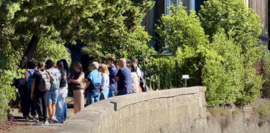 Un momento di un itinerario culturale