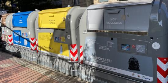 Cassonetti con supporto tattile per ipo e non vedenti