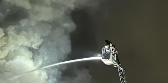 Incendio in via Piacenza, foto di Roberta Serafini