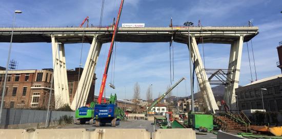cantiere ponte morandi