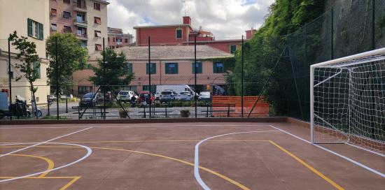 campo sportivo Villa Carrega - particolare