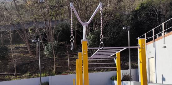 Un'immagine del nuovo complesso sportivo di via Novella