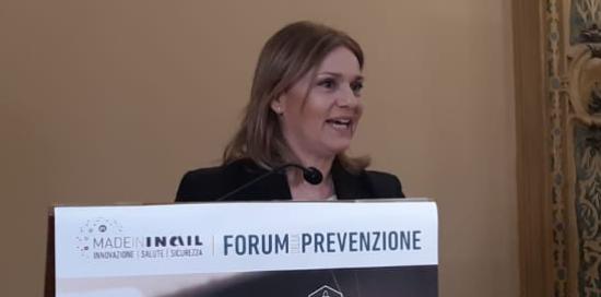 INAIL Forum della prevenzione-Angela Razzino