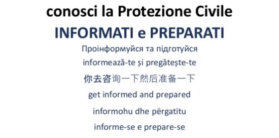 Iniziativa "Informati e preparati"-Locandina