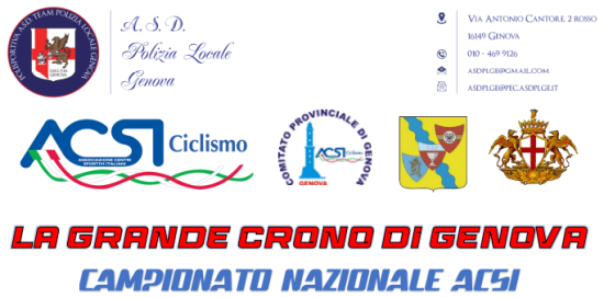 locandina La Grande Crono di Genova
