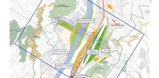 mappa parco del ponte