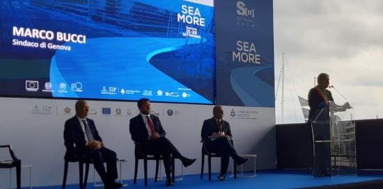 Inaugurazione 63° Salone Nautico Internazionale--Cecchi, Salvini, Bucci
