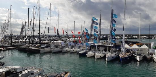 Inaugurazione 63° Salone Nautico Internazionale-Barche ormeggiate