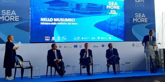 Inaugurazione 63° Salone Nautico Internazionale-Toti, Rixi, Zoppas, Musumeci