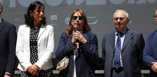 L'assessora Beghin all'inaugurazione della Genova Design Week