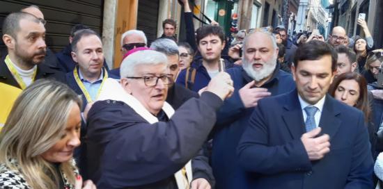 Inaugurazione mercato Coldiretti di via del Campo-Tasca