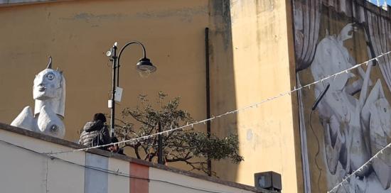 Inaugurazione scultura scenografica Luzzati-Scultura