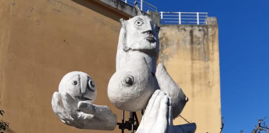 Inaugurazione scultura scenografica Luzzati-Scultura
