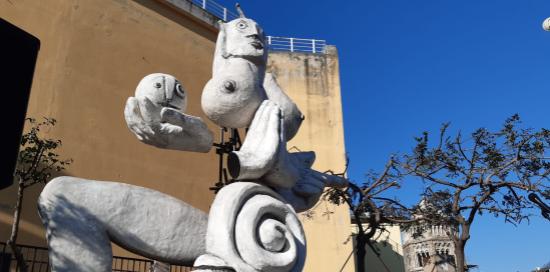 Inaugurazione scultura scenografica Luzzati-Scultura