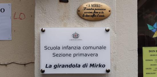 Inaugurazione scuola La Girandola di Mirko-Targa