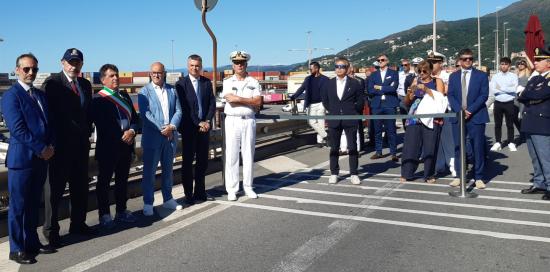 Inaugurazione viadotto autostradale di Pra'-Gruppo
