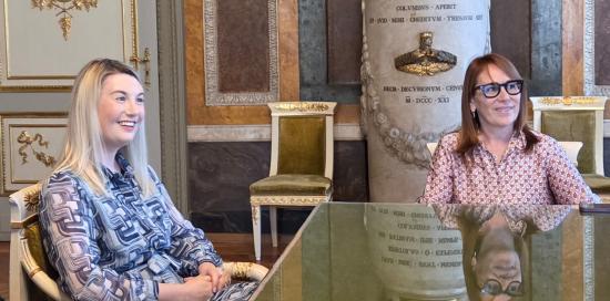 Incontro assessora Beghin e console d'Irlanda Sheehy Incontro assessora Beghin e console d'Irlanda Sheehy