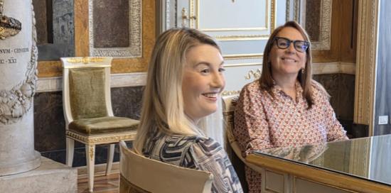 Incontro assessora Beghin e console d'Irlanda Sheehy Incontro assessora Beghin e console d'Irlanda Sheehy