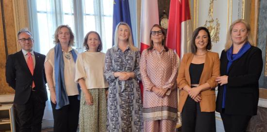 Incontro assessora Beghin e console d'Irlanda Sheehy-Gruppo Incontro assessora Beghin e console d'Irlanda Sheehy-Gruppo