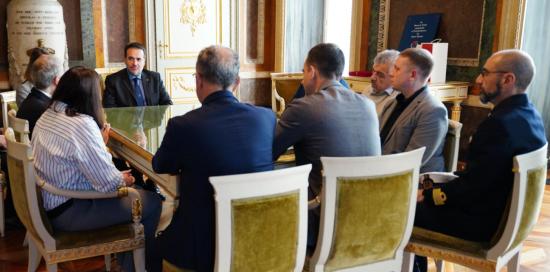 Incontro delegazione Amministrazione Marittima ucraina e Capitaneria di Porto-Gruppo