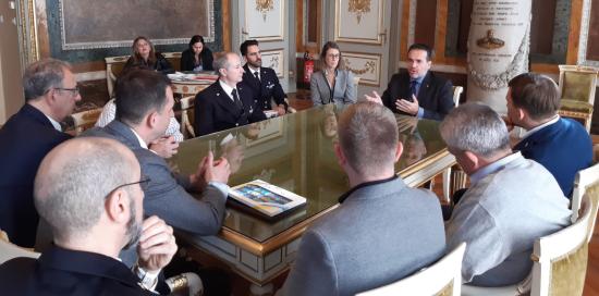 Incontro delegazione Amministrazione Marittima ucraina e Capitaneria di Porto-Gruppo