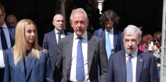 Incontro ex-Ilva Salis, Urso, Bucci