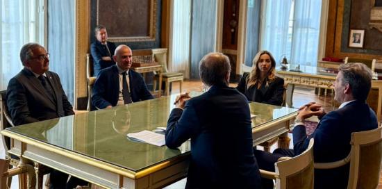 Incontro sindaca Salis e ambasciatore Svizzera Balzaretti Incontro sindaca Salis e ambasciatore Svizzera Balzaretti