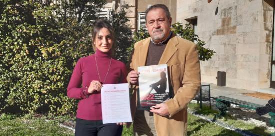 Iniziative 25 novembre-Francesca Corso e Gianfranco Elia UGLM locandine