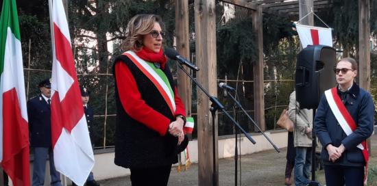 Intitolazione Giardini Don Lorenzo Ghiglione-Intervento Ass. Marta Brusoni