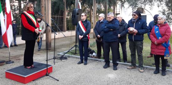 Intitolazione Giardini Don Lorenzo Ghiglione-Intervento Ass. Marta Brusoni