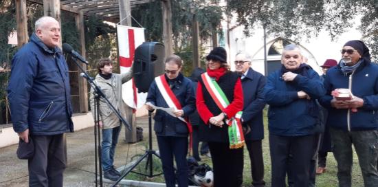 Intitolazione Giardini Don Lorenzo Ghiglione-Intervento Don Claudio