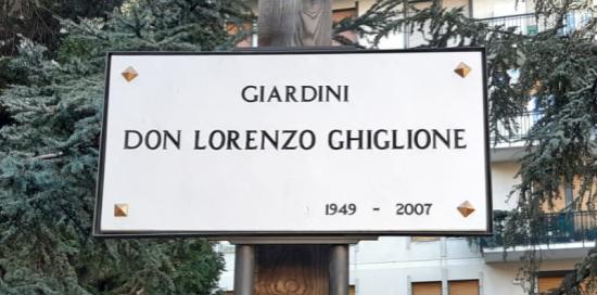 Intitolazione Giardini Don Lorenzo Ghiglione-Targa