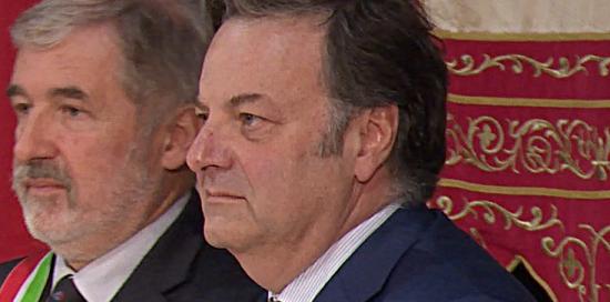 Un momento della cerimonia