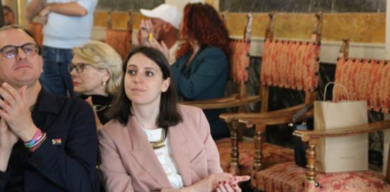 L'assessore di Torino Jacopo Rosatelli e la vicesindaca di Bologna Emily Clancy