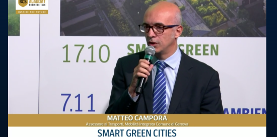 L'assessore Matteo Campora a Smart Green Cities